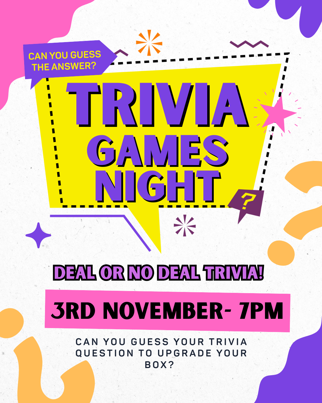 Trivia Games Night