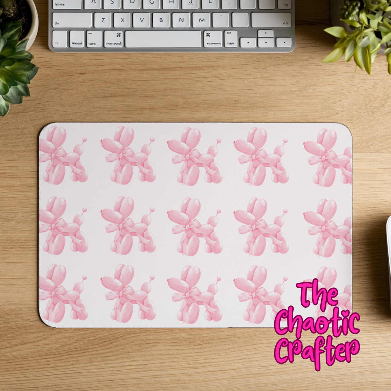 Balloon Dog Desk Mat
