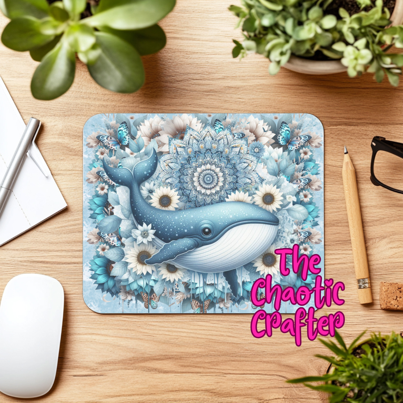 Whale Mouse Pad