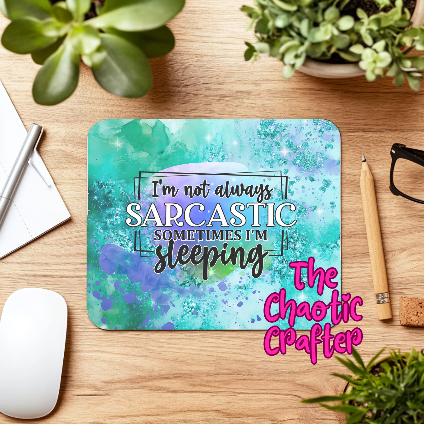 Sometimes I'm sleeping Mouse Pad