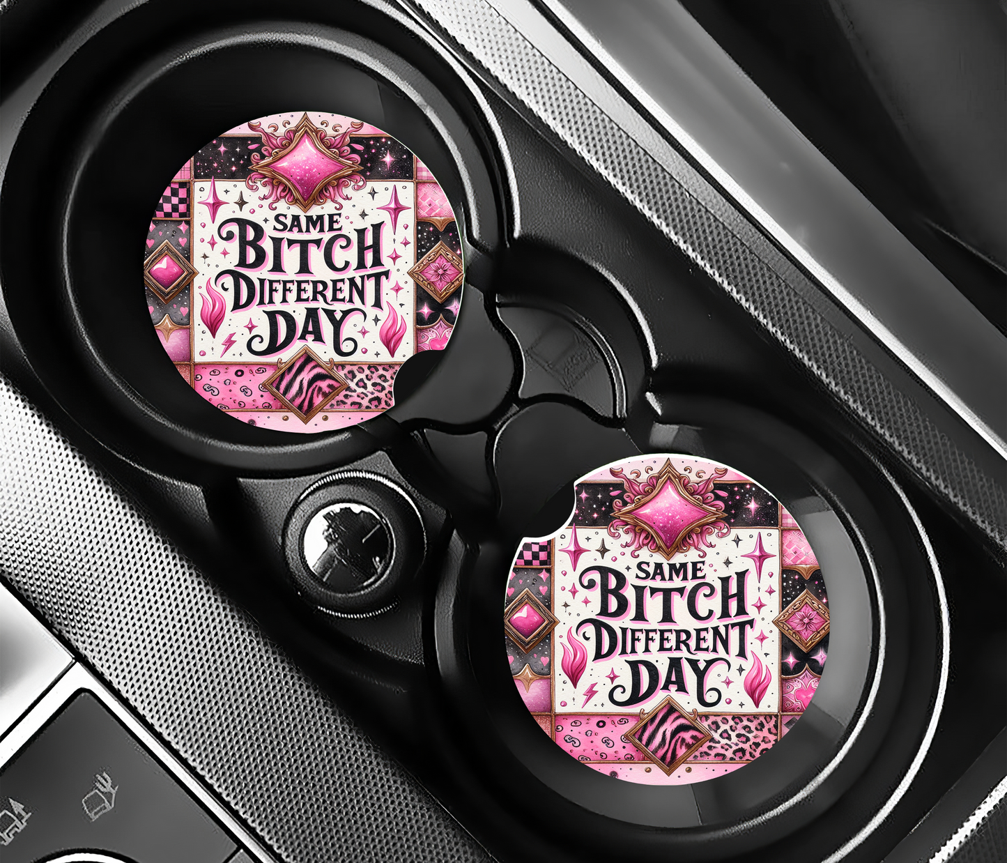 Same B, Different Day Car Coasters