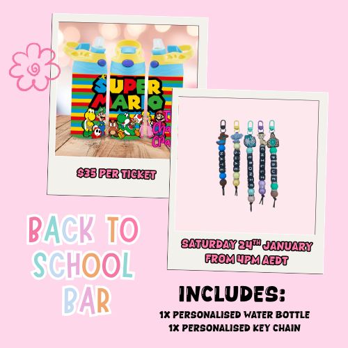 Back to School Bar- Live TikTok Event