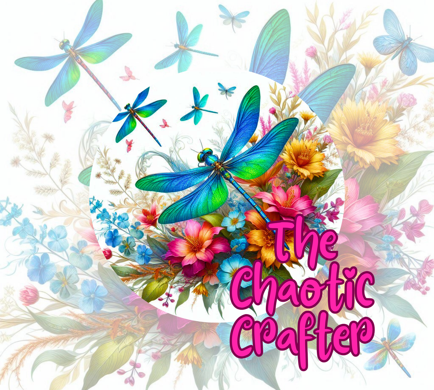 Blue Dragonfly Sublimation Prints (TRANSFERS ONLY)