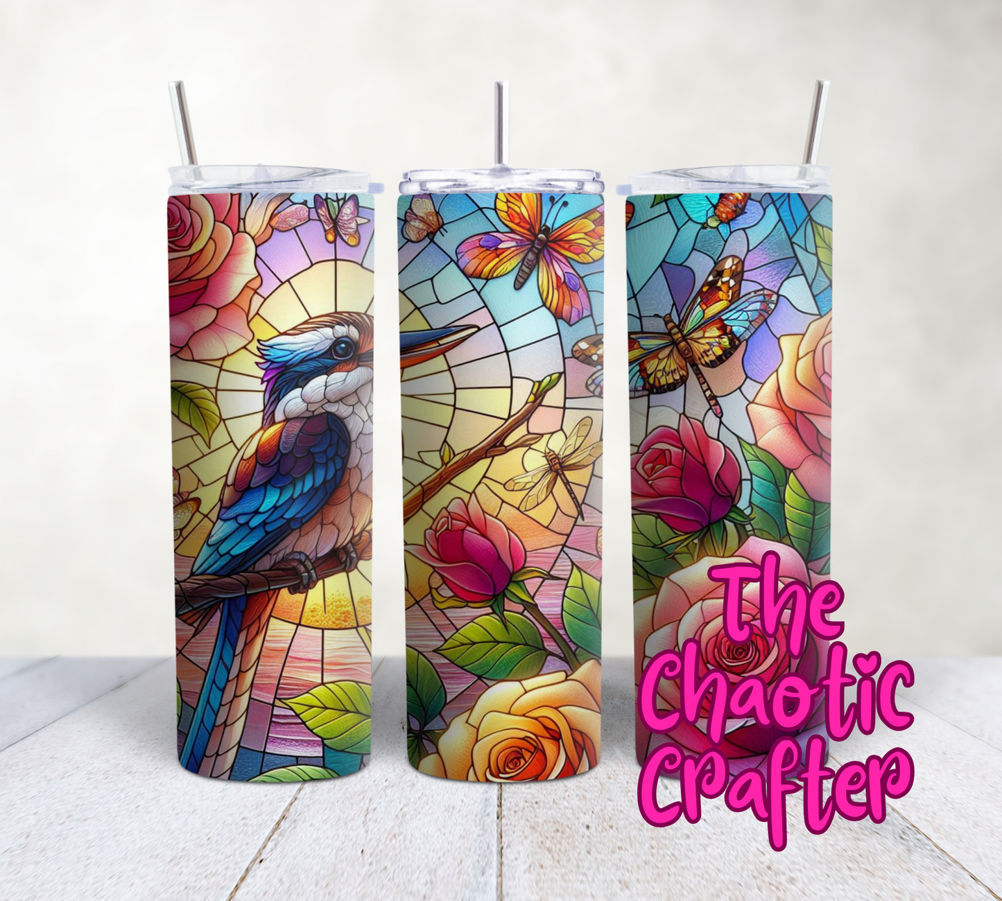 Kookaburra & Butterfly 20oz Tumbler