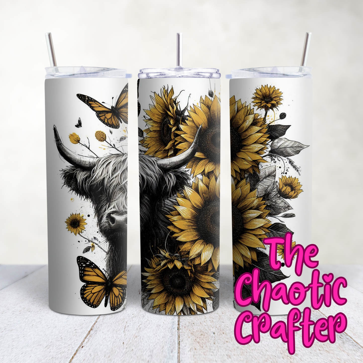 Sunflower Highland 20oz Tumbler
