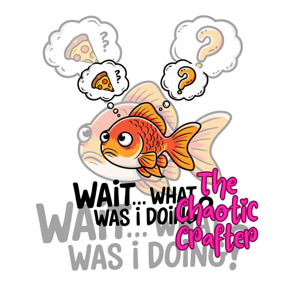 Wait, Fish Mug Sublimation Print