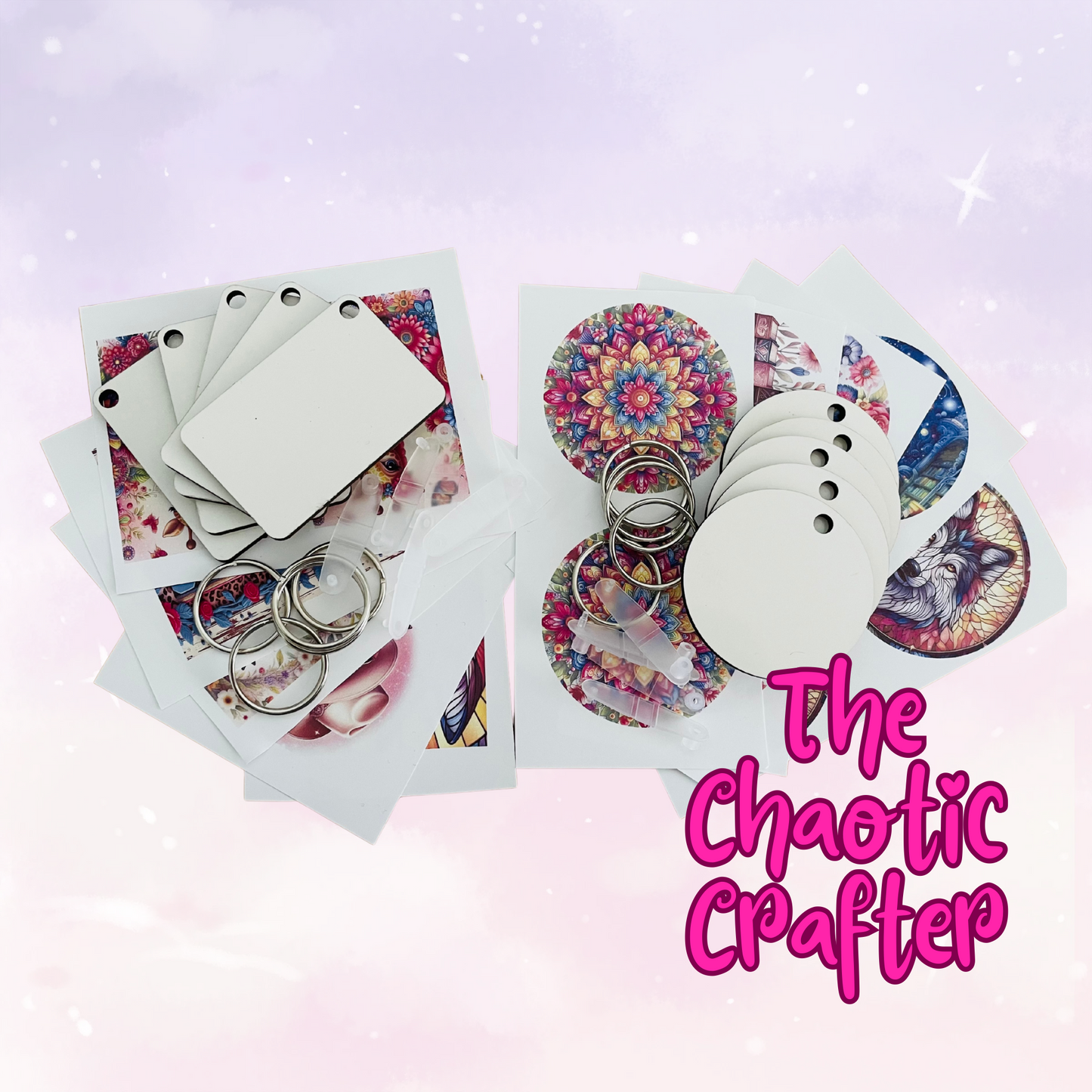 Sublimation Keyring Kit