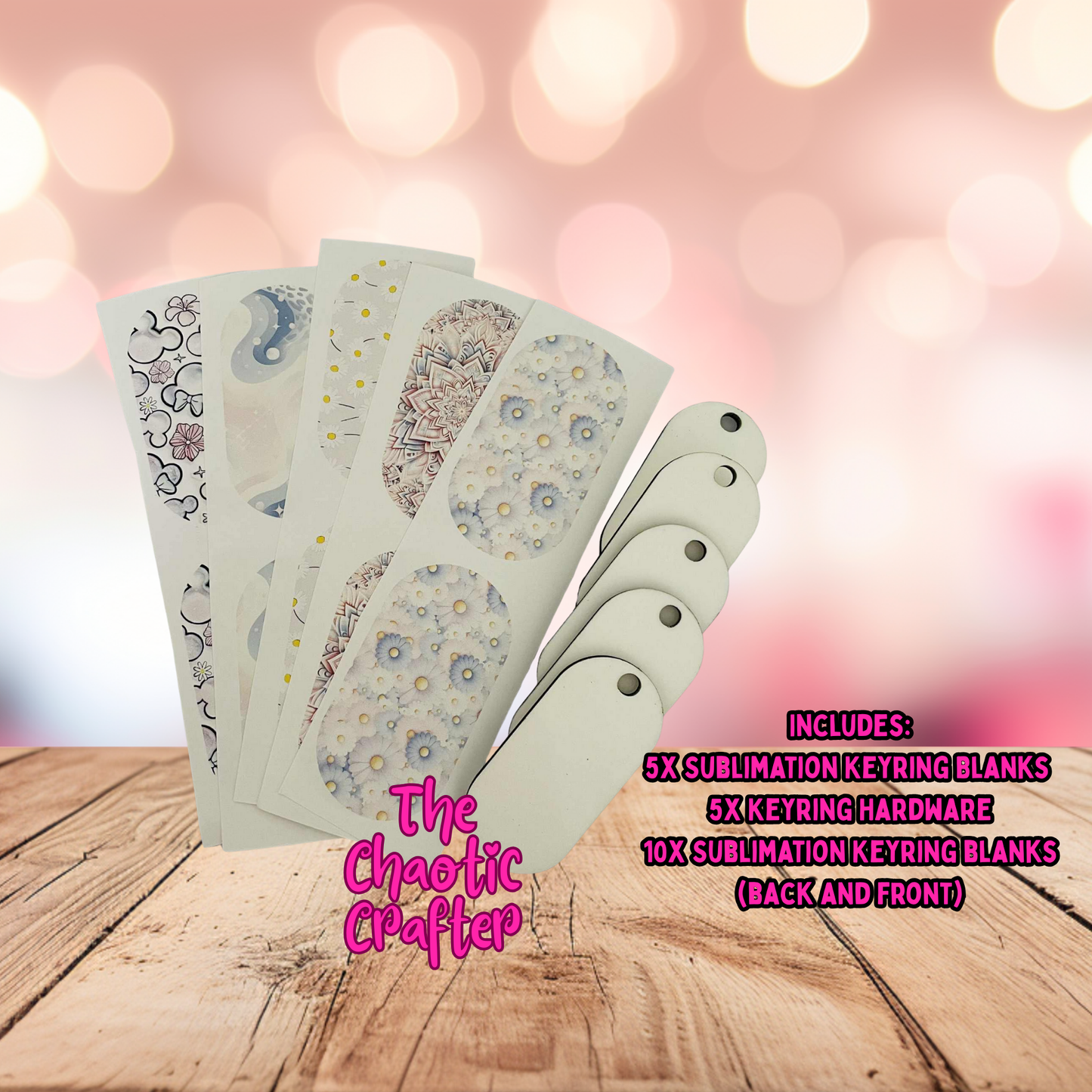 Sublimation Keyring Kit