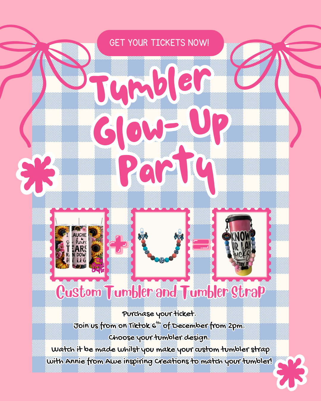 Tumbler Glow-Up Party