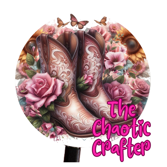 Pink Boots Wireless Charger