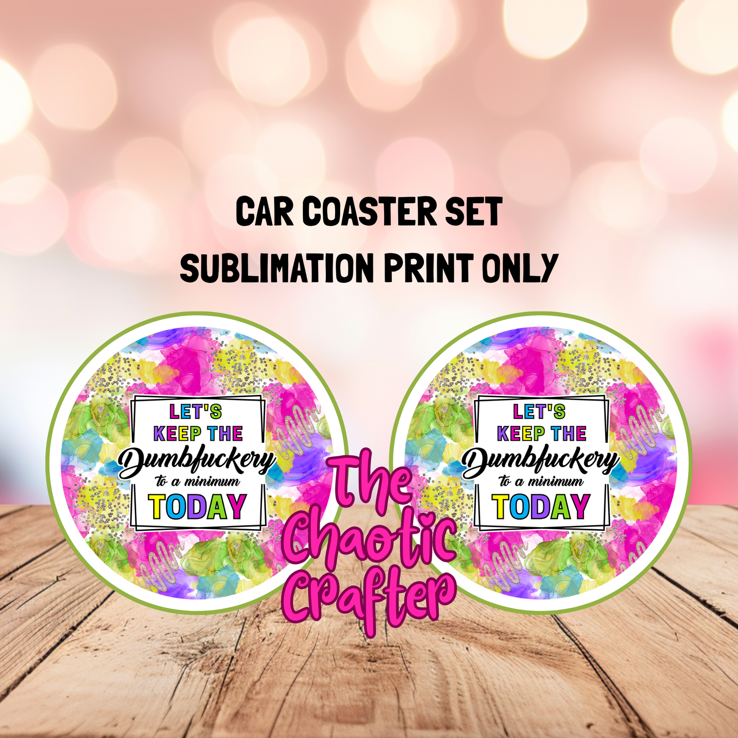 Sublimation Car Coaster Prints #6