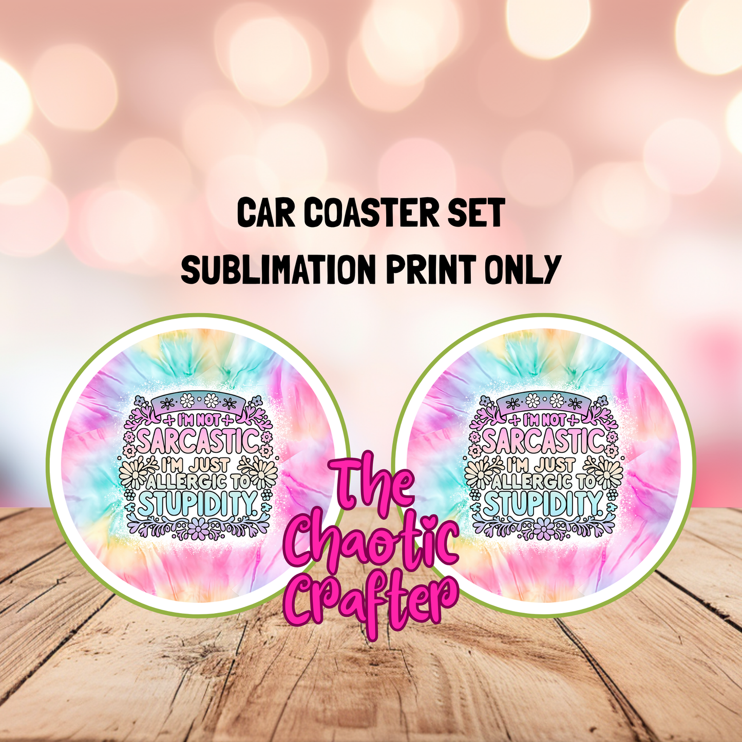 Sublimation Car Coaster Prints #8