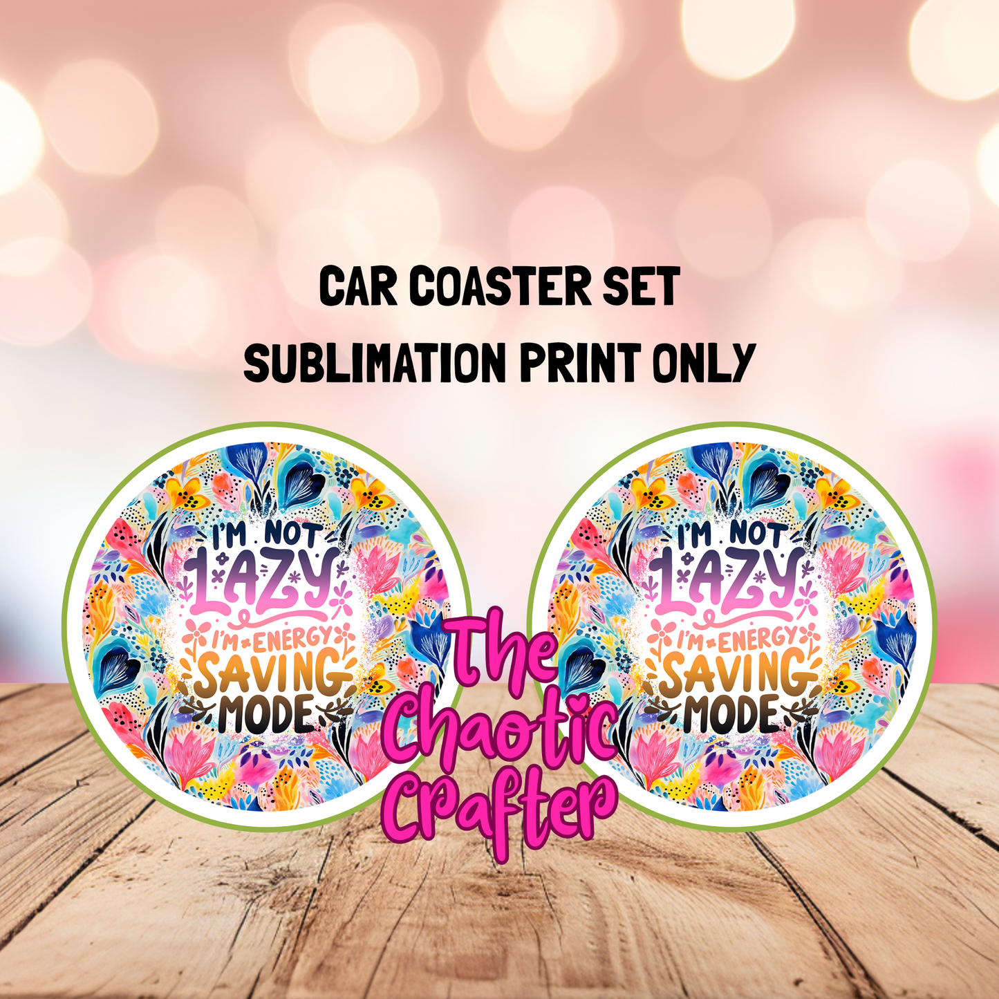 Sublimation Car Coaster Prints #12