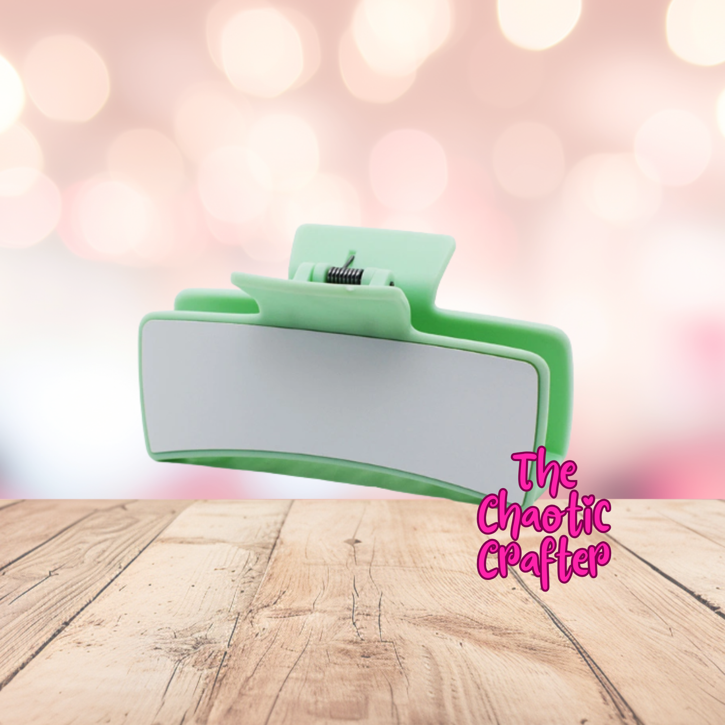 Mint Claw Clip- Sublimation Blanks