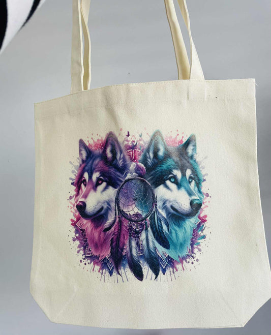 Wolf Tote- Destash