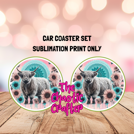 Sublimation Car Coaster Prints #18