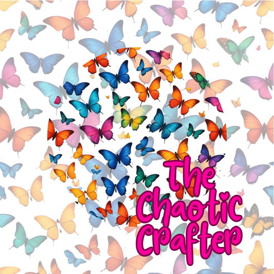 Bright Butterflies Sublimation Prints (TRANSFERS ONLY)
