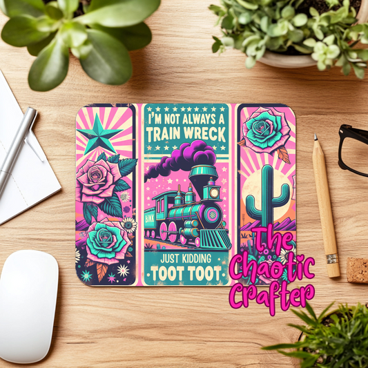 Toot Toot Mouse Pad