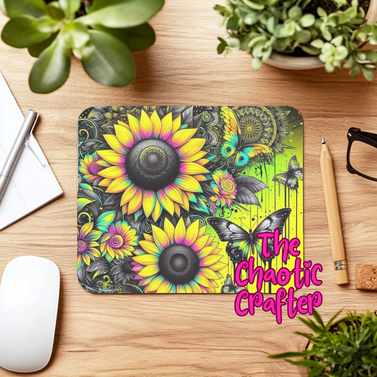 Bright Sunflower Mouse Pad