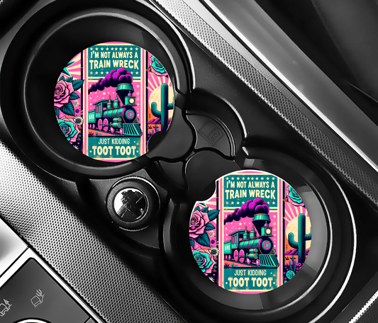 Toot Toot Car Coasters