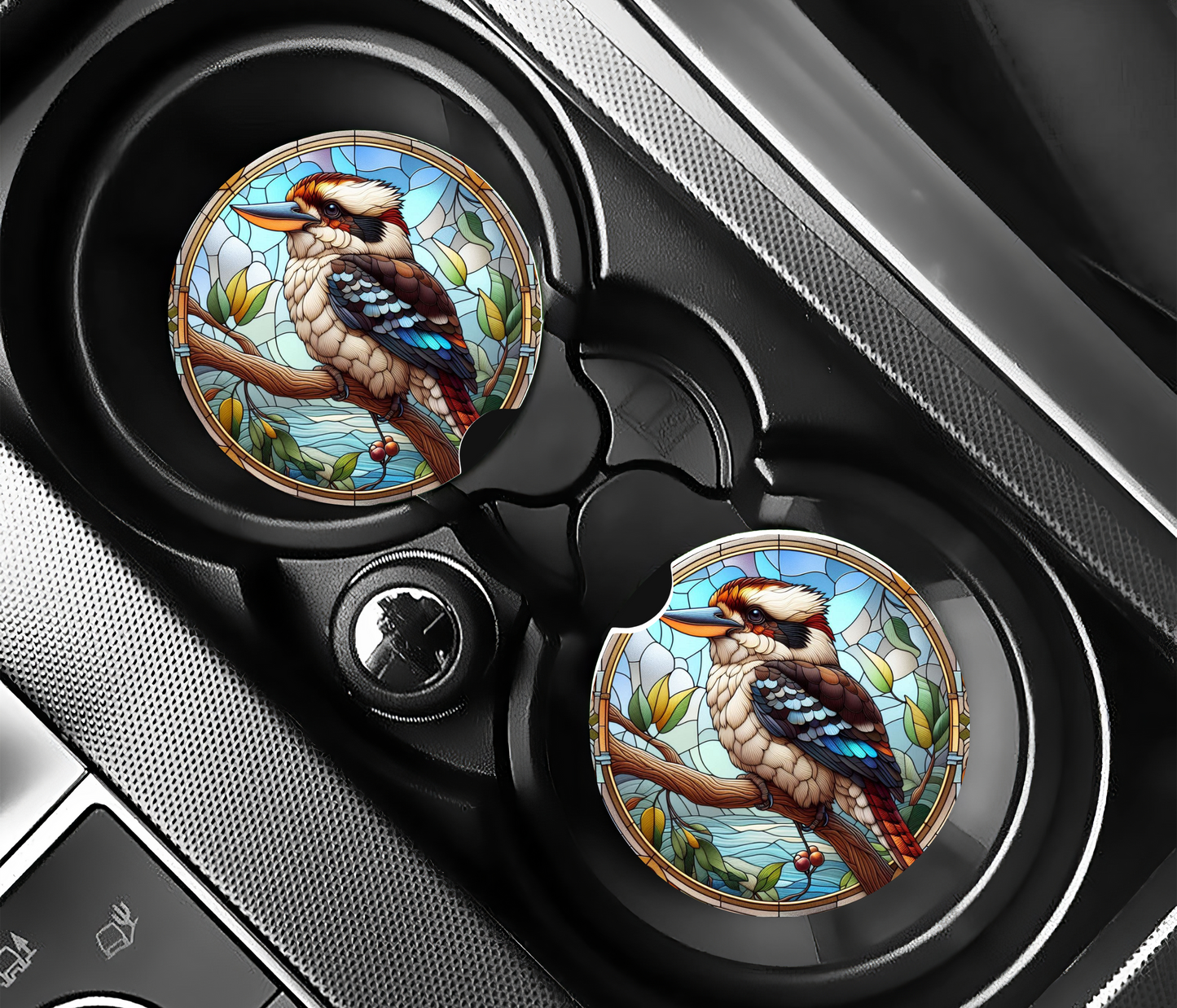 Kookaburra Car Coasters