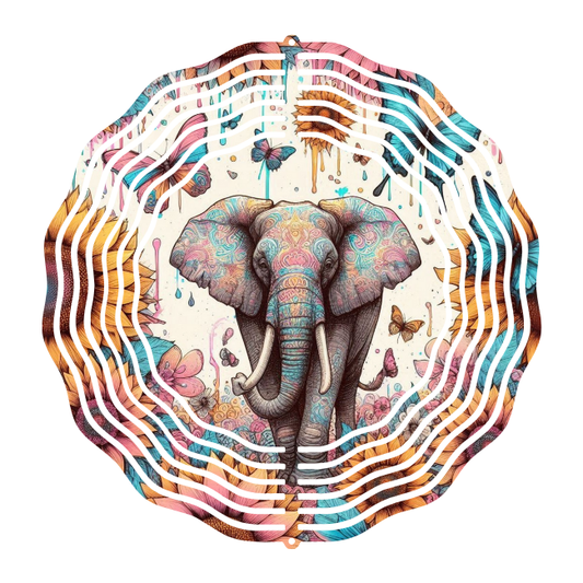 Elephant Wind Spinner