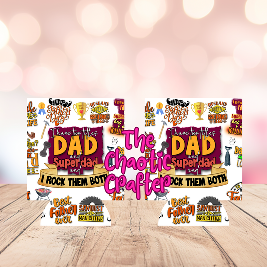 Stubby Holder Father's Day Sublimation Print #1