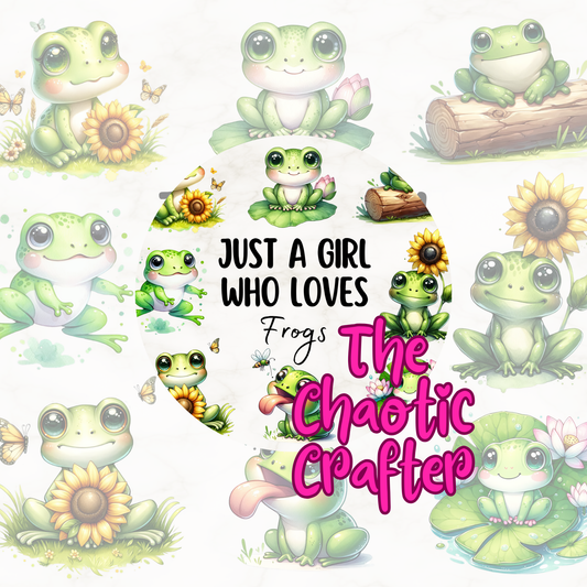 Frog Sublimation Prints (TRANSFERS ONLY)