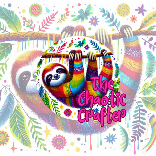 Rainbow Sloth Sublimation Prints (TRANSFERS ONLY)