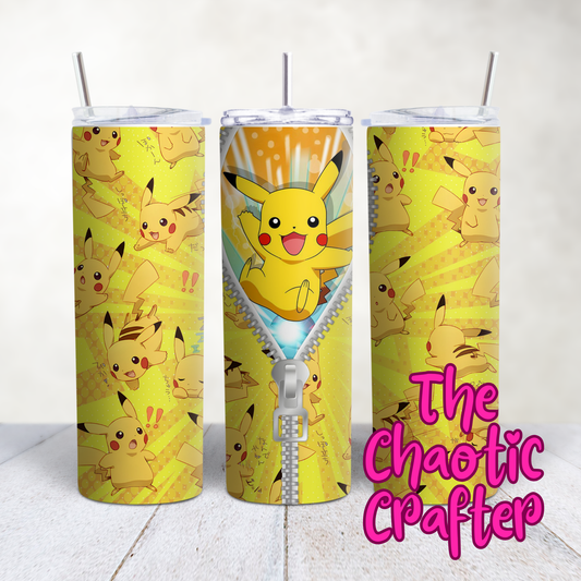 Yellow Character 20oz Tumbler