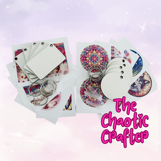 Sublimation Keyring Kit