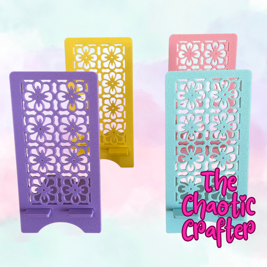 Flower Lattice Phone Holder
