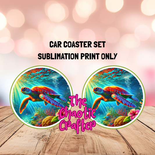 Sublimation Car Coaster Prints #24
