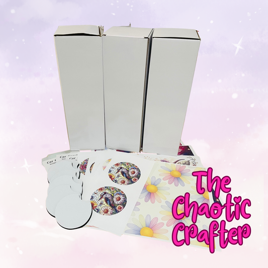 Sublimation 20oz Tumbler & Coaster Kit