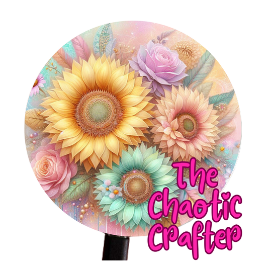 Pastel Sunflowers Wireless Charger