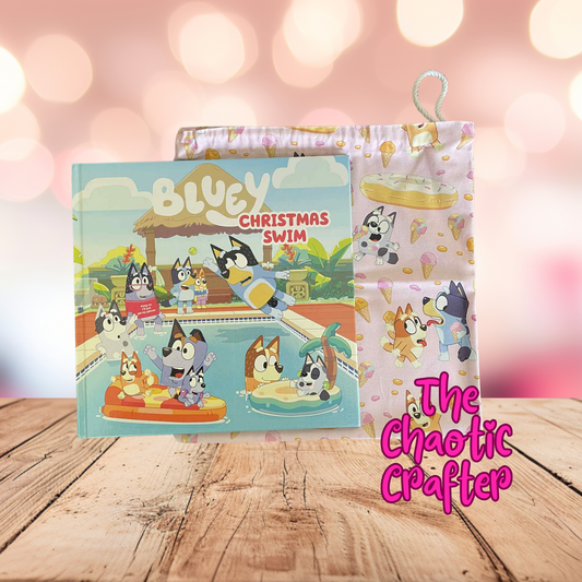 Pink Dog Library Bag