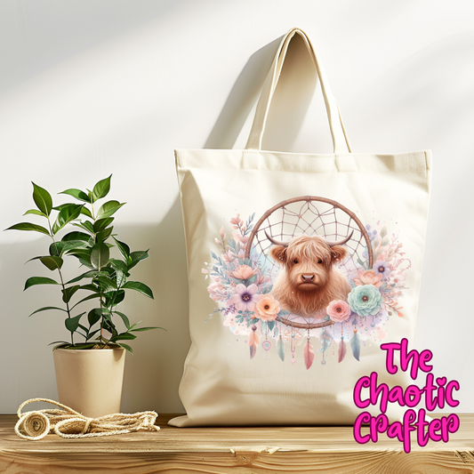 Dreamcatcher Highland Tote Bag
