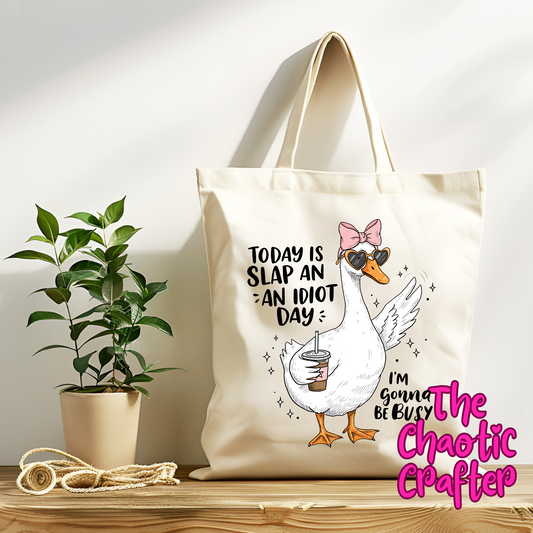 Glam Duck Tote Bag