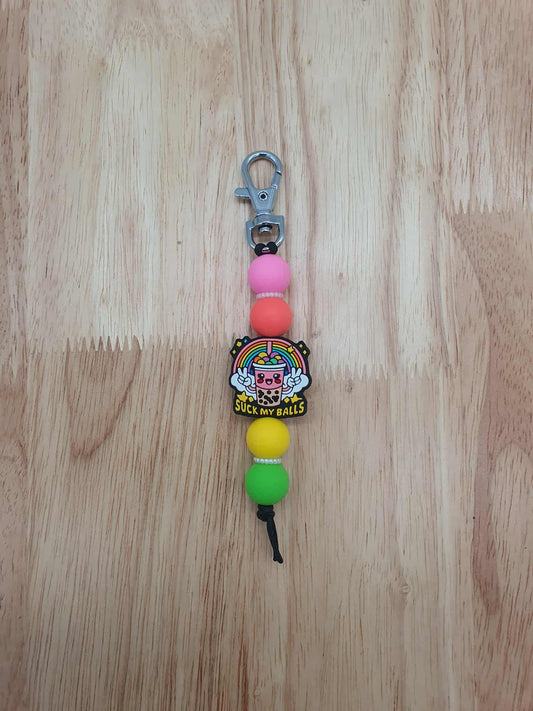 Suck my B@lls Keyring