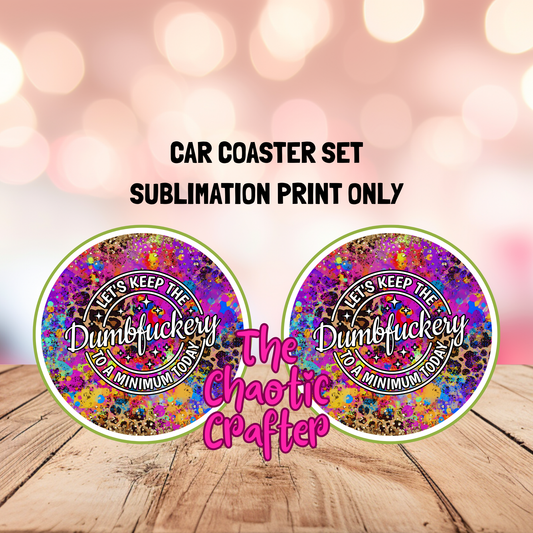 Sublimation Car Coaster Prints #1