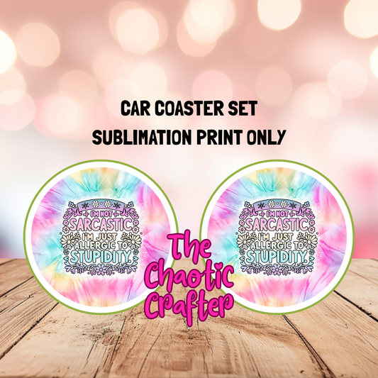 Sublimation Car Coaster Prints #8