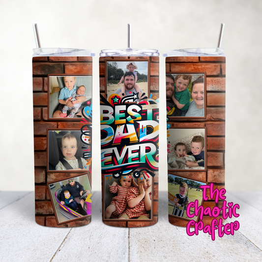 Father's Day Photo Tumbler 20oz Tumbler