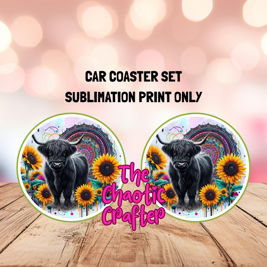 Sublimation Car Coaster Prints #10