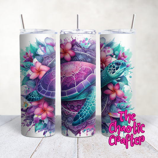 Purple Turtle 20oz Tumbler