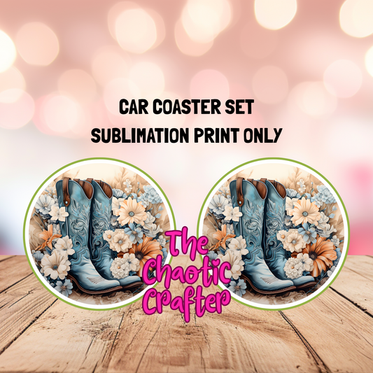 Sublimation Car Coaster Prints #14
