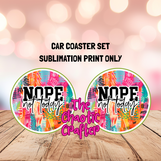 Sublimation Car Coaster Prints #25