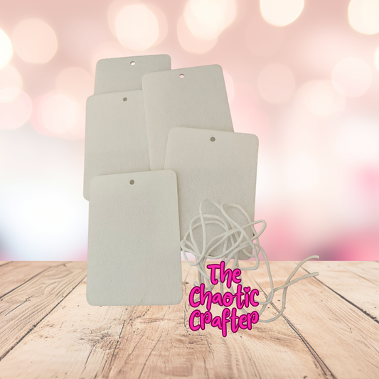 Air Fresheners- Sublimation Blanks